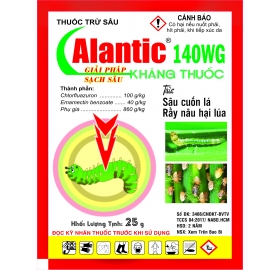 ALANTIC 140WG – TRỪ SÂU CUỐN LÁ VÀ RẦY NÂU HẠI LÚA
