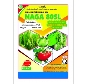 NAGA 80SL – TRỪ BỆNH CHÁY BÌA LÁ (BẠC LÁ) LÚA, THỐI NHŨN CẢI BẮP, HÉO XANH CÀ CHUA, CHẾT CHẬM HỒ TIÊU